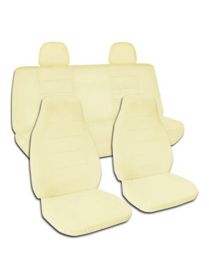Cream car seat covers clearance