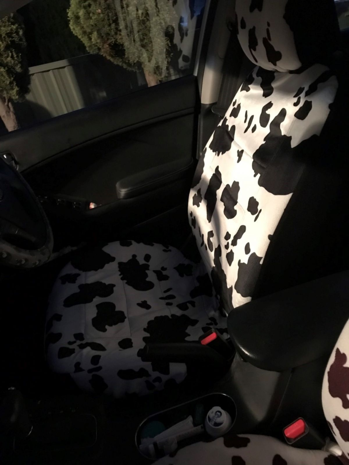 Hamburger Pattern Print Pet Car Seat Cover