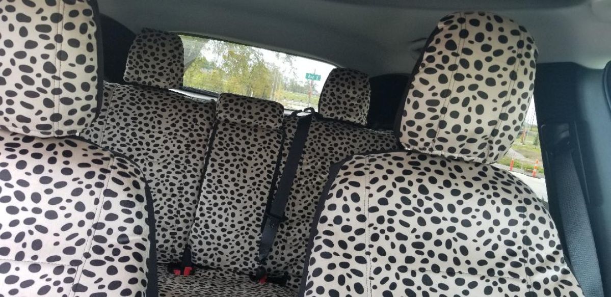 Snow leopard seat covers sales